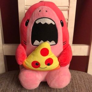 Shark Eating a Pizza Stuffed Animal